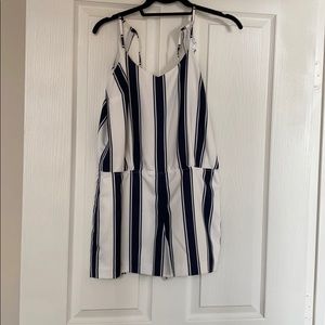 Southern Tide blue and white romper. NWT. Size 2